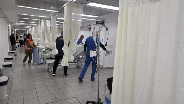 מחלקת החירום התת קרקעית שנפתחה בתחילת המלחמה. צילום: דוברות אסותא אשדוד