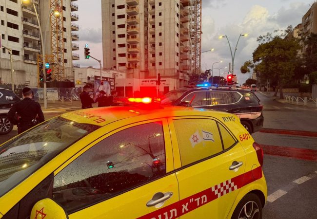 זירת התאונה. צילום: הצלה דרום