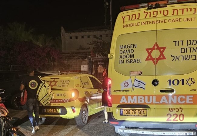 כוחות ההצלה בזירה. צילום: הצלה דרום