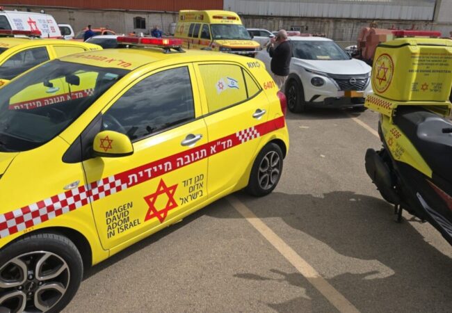 מהזירה. צילום: מד״א