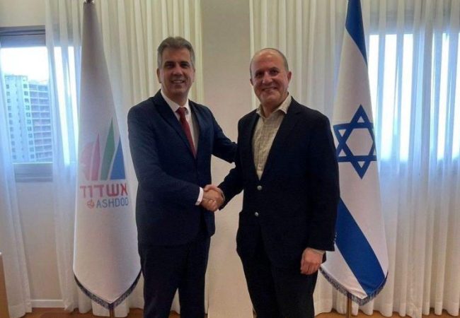 ראש העיר אשדוד ושר האנרגיה