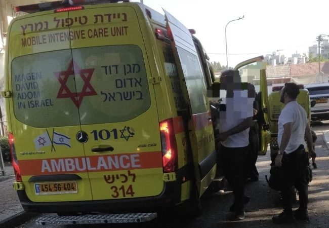 כוחות ההצלה בזירה. צילום: הצלה דרום