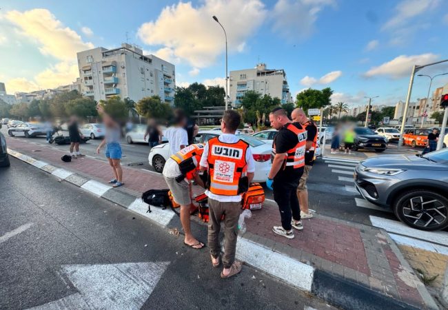 זירת התאונה. צילום: איחוד הצלה