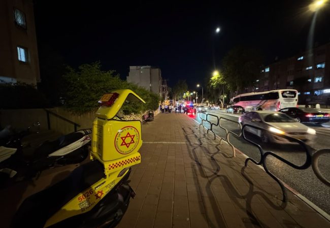 מהזירה. צילום: מד״א הצלה דרום