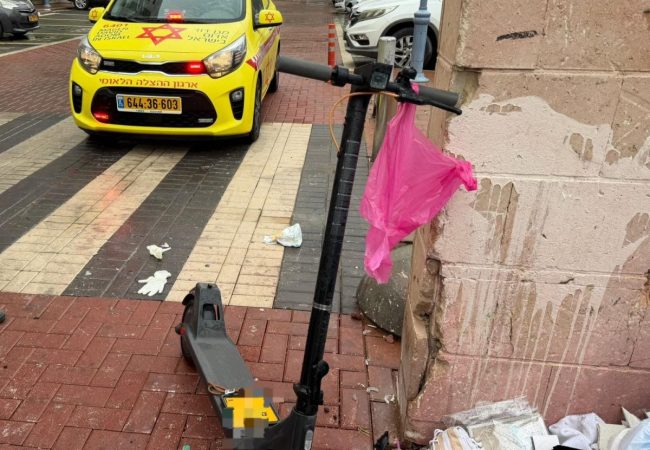 מהזירה. צילום: מד״א הצלה דרום