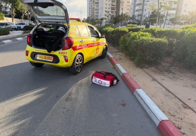 מהזירה. צילום: שמחה חסיד - מד״א הצלה דרום