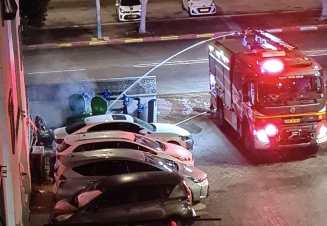 כוחות הכיבוי ברובע ו׳. באדיבות המצלם