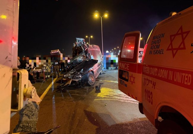 הזירה הקשה. צילום: הצלה דרום