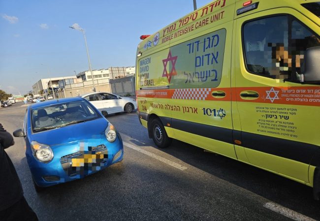 זירת התאונה. צילום: מד״א הצלה דרום