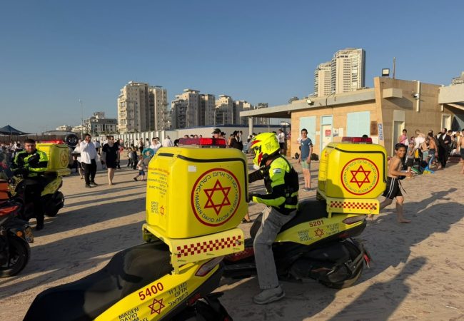כוחות ההצלה בזירה. צילום: הצלה דרום
