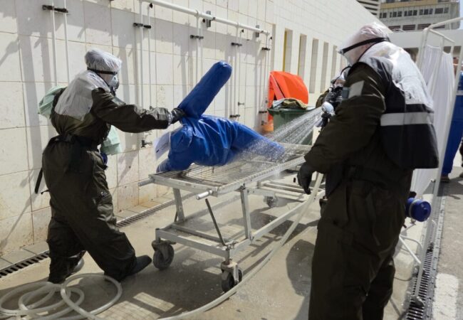 תרגיל חירום בביה״ח אסותא באשדוד. קרדיט צילום: דוברות אסותא אשדוד