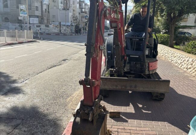 מהעבודות ברובע ז׳