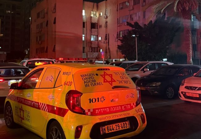 כוחות ההצלה בזירה. צילום: מד״א הצלה דרום