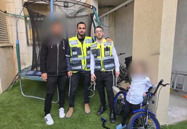 רגעים לאחר החילוץ