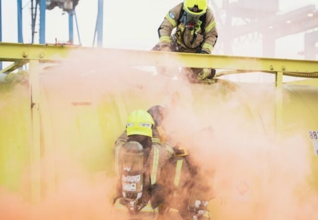 תרגיל בטחוני בנמל אשדוד. קרדיט: עמית וקנין - כב״א
