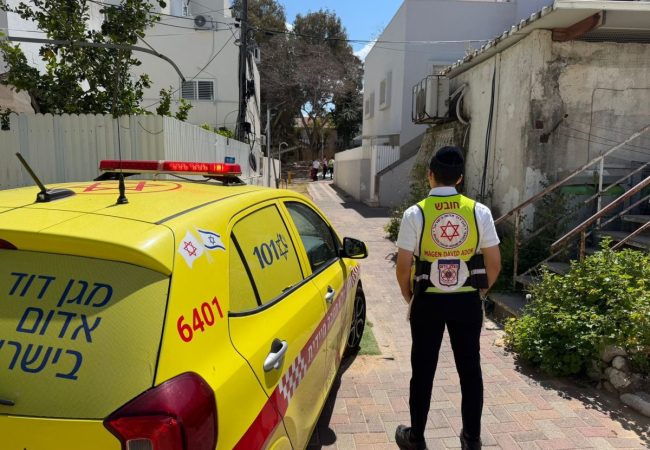 מתנדבי מד״א בזירה