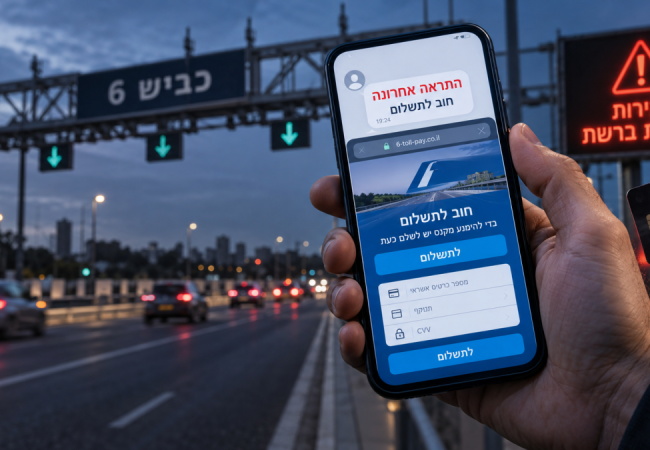 עוקץ החוב בכביש 6