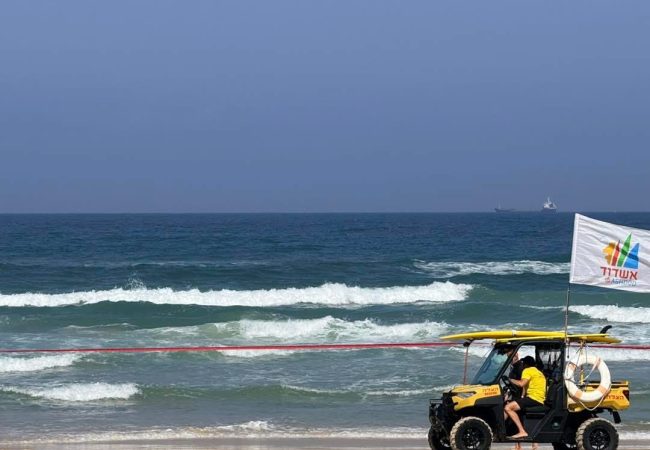 חוף ים באשדוד. צילום: עיריית אשדוד