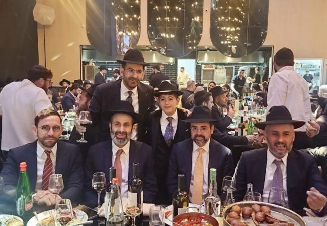 משמחת בר המצווה לבנו של נתנאל מור יוסף