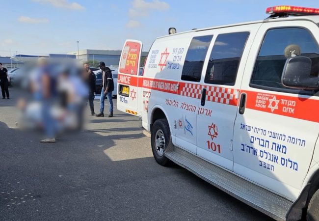 מתנדבי ההצלה בזירה