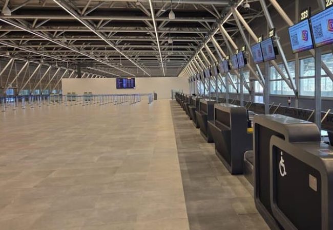 עמדת צ’ק אין בנתב״ג. צילום: רשות שדות התעופה