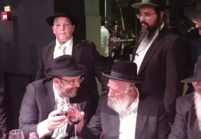 הגר״ש מחפוד בשמחת בר המצווה לבנו של חיים אמסילי