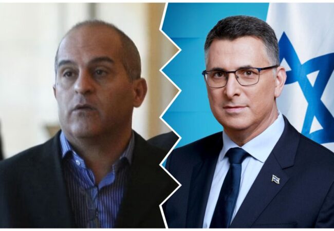 תוקף ואיים. שר החוץ גדעון סער וברק סרי. קרדיט: לע"מ