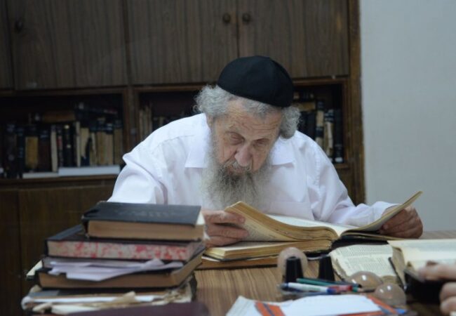 מרן ראש הישיבה הגר״ד לנדו. צילום: שוקי לרר