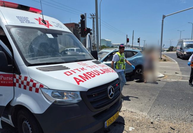 מהזירה. צילום: מד״א הצלה דרום