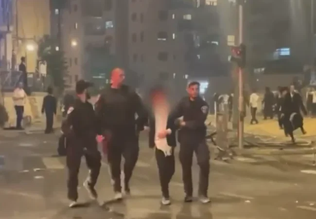 מעצר בחור ישיבה. תמונת ארכיון. קרדיט: דוברות המשטרה