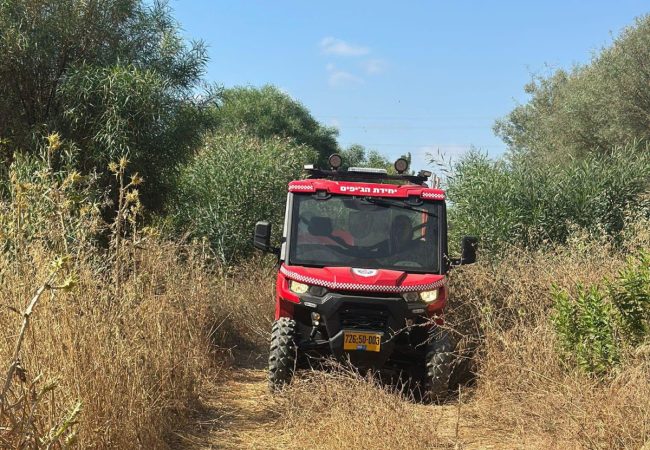 החיפושים אחר הנעדר. צילום: זק״א