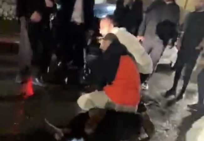 רגעי המעצר על ידי התושבים