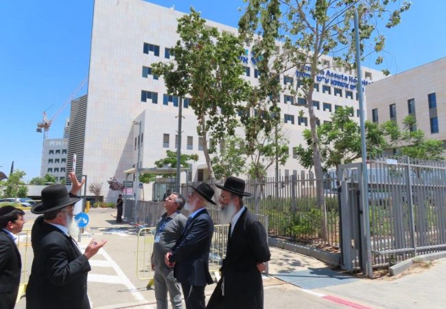 רבני המועצה הדתית בסיור בשטח בית החולים אסותא