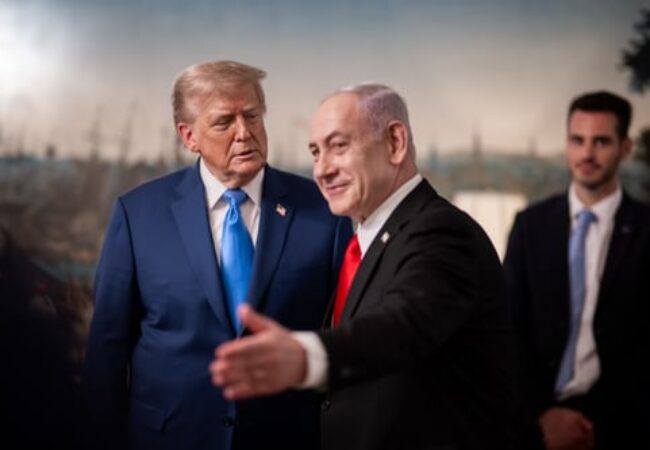 פגישת ראש הממשלה בנימין נתניהו והנשיא דונלד טראמפ בבית הלבן (צילום: הבית הלבן)