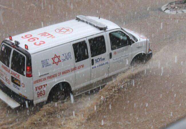 תמונת איסטולרציה. צילום ברוך הופמן דוברות מד"א