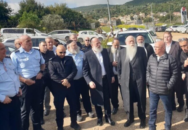 מאיר פרוש ויוסי דייטש במירון