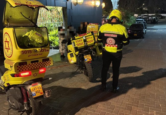 כונני ההצלה בזירה. צילום: מד״א הצלה דרום