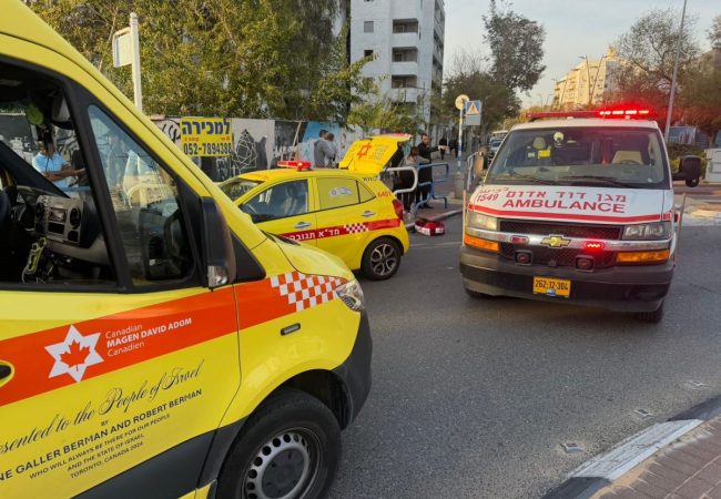 מהזירה. צילום: מד״א