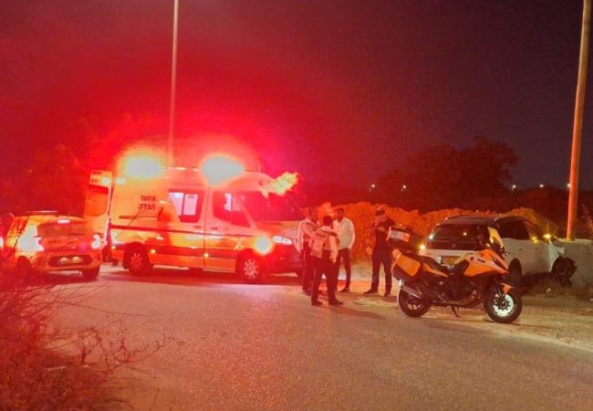 זירת התאונה. צילום: איחוד הצלה