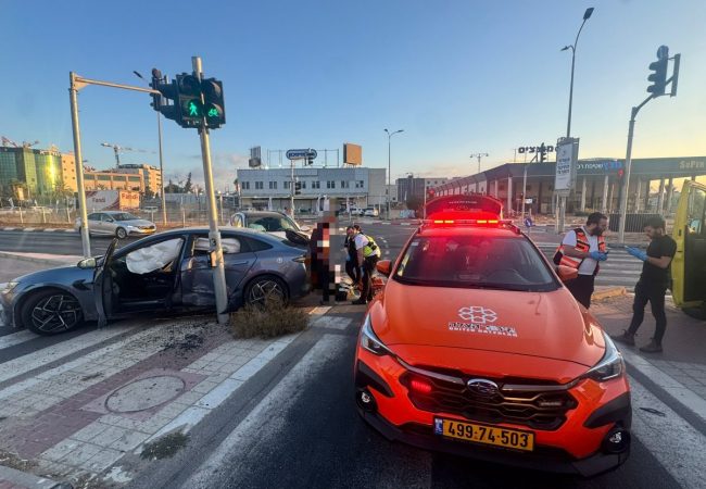 מזירת התאונה. צילום: איחוד הצלה