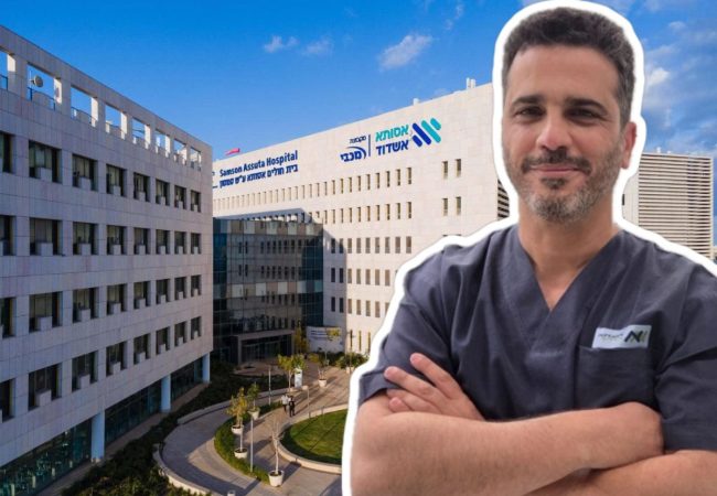 ד"ר יוסי שעיה מנהל המלר"ד על רקע בית החולים אסותא