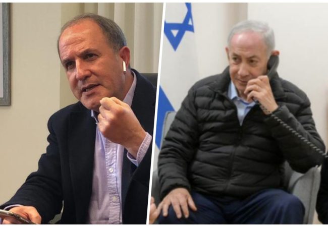ראש הממשלה בנימין נתניהו וראש העיר אשדוד ד״ר יחיאל לסרי
