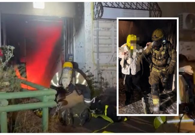 השריפה ברובע ג׳. רגעי החילוץ