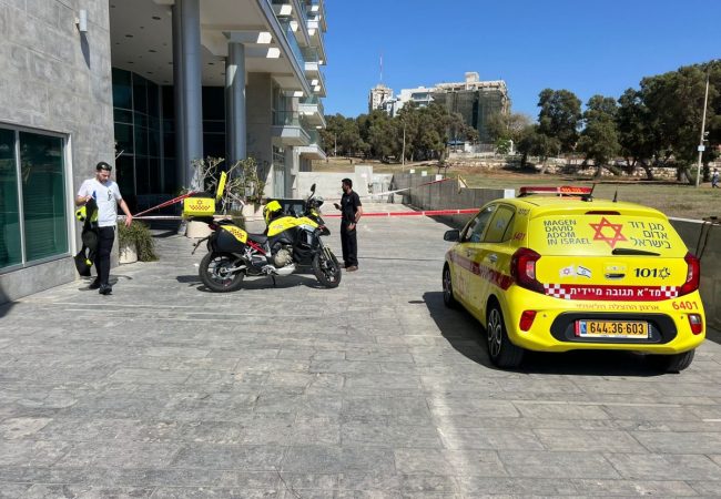 מהזירה. צילום שמחה חסיד - מד״א הצלה דרום