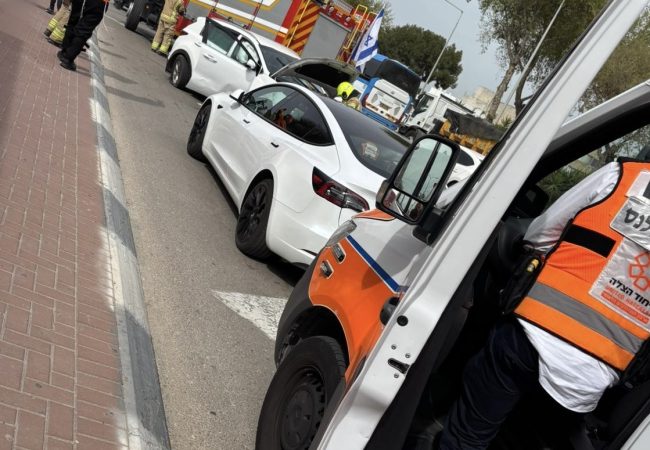 זירת התאונה. צילום: איחוד הצלה