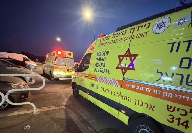 מהזירה. צילום: מד״א