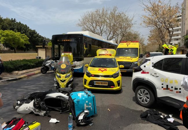 מהזירה. צילום: מד״א הצלה דרום